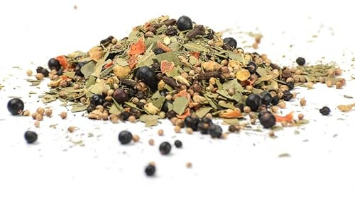 Wildgewürz grob | 150g | Wild Gewürzmischung zum einlegen und marinieren | ganze Körner | Marinadengewürz | grobe Gewürze | Wild-Gewürz | Gerüche-Küche |
