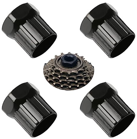 LIGHUFEIC 4 Stück Fahrrad Kassette Lockring Werkzeug Mountainbike Freilauf Entferner Werkzeug Fahrrad Kassette Lockring Werkzeug Fahrrad Shop Werkzeuge für die Reparatur von Fahrrädern