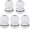 QUARKZMAN 5-10mm Câble Presse-étoupe x 5PCS Nylon Joint Étanche Réglable Câble Presse-étoupe pour Boîtier électrique, [Blanc]