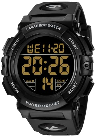 Aswan Watch Mens Digital Military Watch 16ATM Waterproof Outdoor Sports Watch with Light/Alarm/Date/Shockproof/Chronograph, Gift