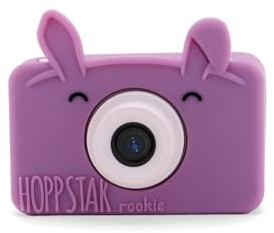 Hoppstar Kinderkamera Rookie Blossom Lila mit 16GB Speicherkarte, Lanyard und 2 Adaptern für Kinder