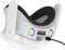 Generic VR Face Cover RGB Cooling Fan Eye Mask Fit for Meta/Oculus Quest 3,VR Facial Interface Air Circulation Sponge Cushion and Light-Proof Nose Pad (White)