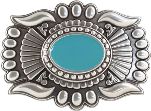 BELTINGER Gürtelschnalle Chantico 4,0cm | Buckle Wechselschließe Gürtelschließe 40mm Massiv | Wechselgürtel bis 4cm | Silber