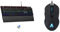 The G-Lab Keyz Carbon Ex - Clavier Mécanique Azerty Switch Bleu - Clavier Gaming Rétroéclairage LED & Kult Helium Souris Gamer Filaire USB - Capteur Optique 800 à 3200 DPI