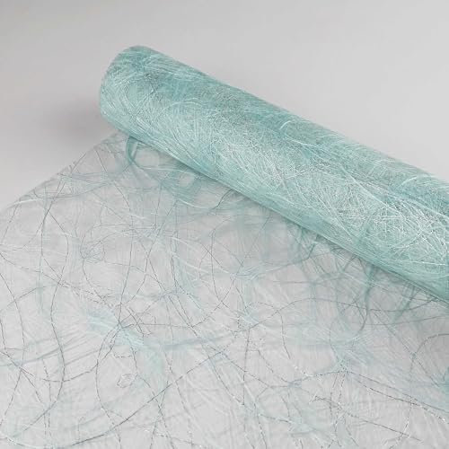 Sizoweb Deluxe Tischläufer Tischband 30 cm x 5 Meter Crystal Clear Dekoration Dekor
