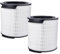 FY1700 Replacement Filter for Philips Air Purifier Series 1000 1000i | FY1700/30 HEPA Activated Carbon Filter for Philips AC1711/10 AC1715/11 Accessories - Pack of 2