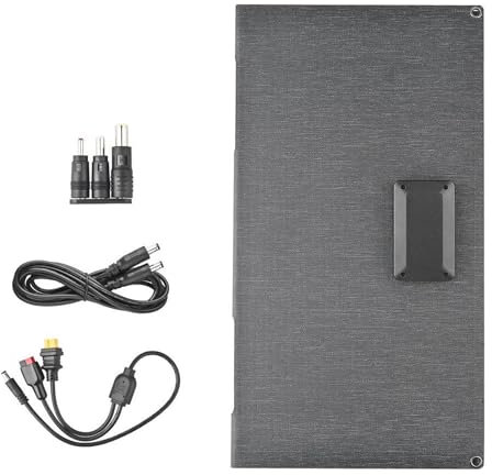 Placa de carga de panel solar ETFE de 40 W portátil y plegable, diseño con salidas USB y tipo C para actividades al aire libre