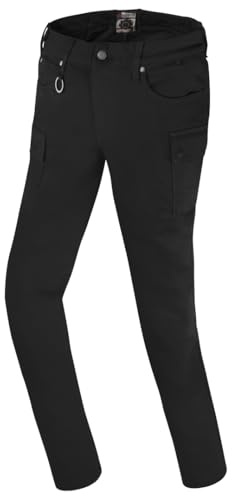 Bogotto Yagal Cargo Damen Motorradjeans, schwarz, 34/30