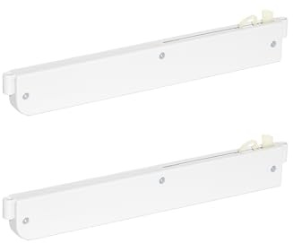 Rauch Möbel ZUBEHÖR, Schwebetürendämpfer 2er-Set, Maße 5x1,5x27 cm | Schrankzubehör Türendämpfer, Soft-Close, für 2-3-türige Schwebetürenschränke von rauch mit Schranktiefe 62 cm