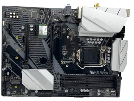 for Z490 PRO4/AC Motherboard Unterstützt I9-10900K I7-10700F 10700K I5-10400F 10600K I3-10100F CPU 4×DDR4 3200MHz M.2 HDMI ATX for ASRock, Replacement Part