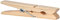GLOREX 6 2200 653 - Mollette in Legno di Betulla Non Verniciato, ca. 72 mm, 24 Pezzi, per Il Crafting e la Decorazione, per Biancheria Fotografica, segnaposti, Biglietti d'auguri
