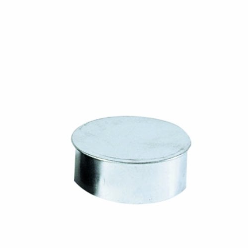 Kamino - Flam – Tapa para tubo de chimeneas, estufas y hornos de leña – acero con revestimiento de aluminio - Ø 130 mm – resistente a altas temperaturas