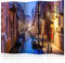 Murando Paravent, 135 x 172 cm, einseitiger Druck auf Leinwand aus Vliesstoff, Dekoration mit Bild, Raumteiler aus Holz, bedruckt, große Trennwand für Home Office c-B-0132-z-c