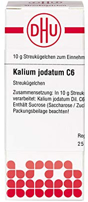 DHU Kalium jodatum C6 Streukügelchen, 10 g Globuli
