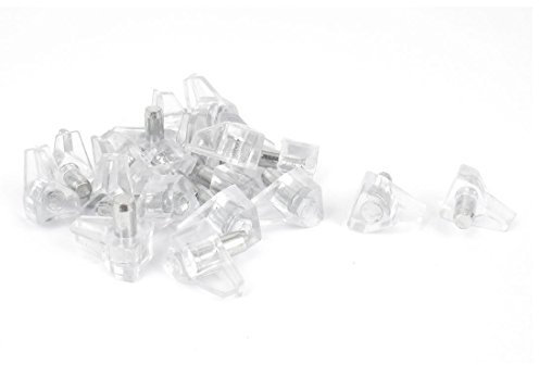 sourcing map 20 STK 5mm Regal Unterstützung Stifte Bolzen Bücherregal Regalbodenträger Halter DE de