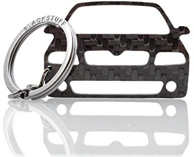 BlackStuff Carbon Karbonfaser Schlüsselanhänger Kompatibel mit Octavia 1Z MK2 VRS 2004-2009 BS-678