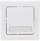 ChiliTec Pulsante Delphi Textfeld Campanello Bianco UP Adatto per interruttori Multipli Prese USB