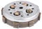 Qiilu Motorcycle Clutch Disc Pressure Plate Assembly for Yamaha YBR125 YBR 125