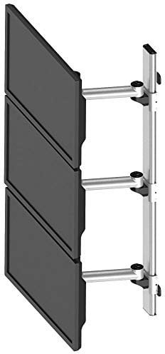 Cotytech Triple Monitor Wall Mount Stacking with Quick Release & Single Arms (BL-W251)