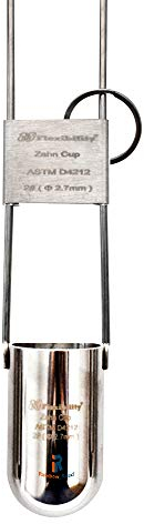 Zahn Cup Viscosity Cup Viscometer Dip Type Immersion Stainless Steel 44ml Cup Volume (#1/#2/#3/#4/#5) for Test The Viscosity of Newtonian or Approximate Newtonian Liquid (NO.2)