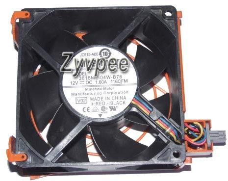 zyvpee® 3615ML-04W-B76 12V 1.6A 116CFM JC915 C9857 Poweredge 1900 PE2900 Server CPU Cooler Fan