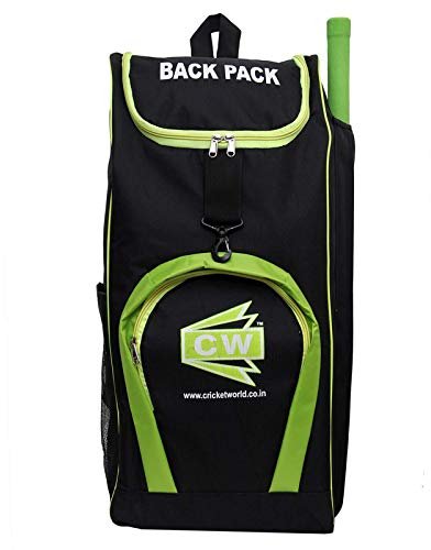 CW BACKPAK Cricket-Kit-Tasche für Mädchen, Cricket-Set, Tasche für Cricket-Männer, Unisex, Sport-Rucksack, Kit-Tasche für Cricket, mit Schlägerfach