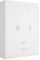 DEKIT GRUPO RIMOBEL MAXI - Armario de 3 puertas y 2 cajones - Blanco - 215 x 52 x 150 cm