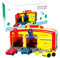Tachan - Garaje De Coches De Carreras con 3 Coches De Carreras De Colores, 3 Puertas con Llave para Los Coches, Llaves con Formas Geométricas, Niños A Partir De 1 Año (751T00559)