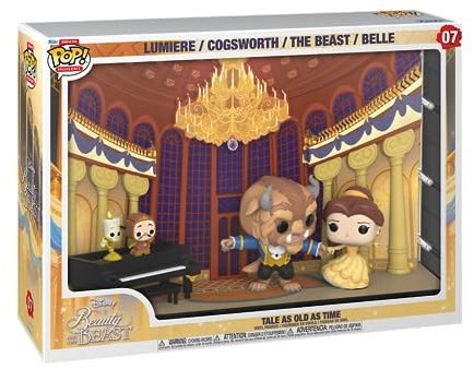 Funko Pop! Moments Deluxe: Disney - Beauty and The Beast - Tale As Old As Time - la Bella y la Bestia - Figura de Vinilo Coleccionable - Idea de Regalo- Mercancia Oficial - Movies Fans