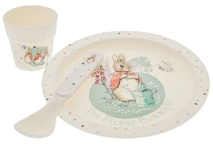 Beatrix Potter Flopsy Bunny Egg Cup Set Picnic and Outdoor