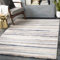 Livabliss Bruges Wohnzimmer Teppich Modern - Abstrakt Design in Marmor Optik 120x170 cm für Wohnzimmer, Esszimmer, Schlafzimmer - Kurzflor Grau, Elfenbein und Blau
