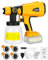 Spruzzatore di vernice senza fili per DeWalt, batteria da 20 V, 60 V, 200 W, HVLP, con motore senza spazzole, per armadi, auto, pareti, mobili, casa, pittura (solo strumento)
