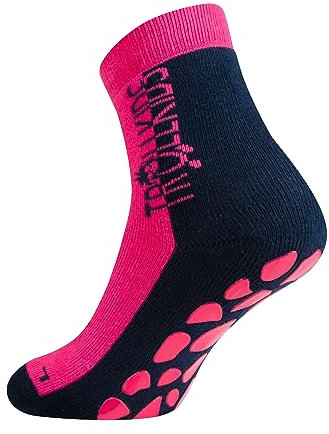 Trollkids Kids Anti Slip Socks 38, navy/pink