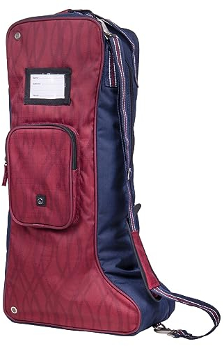 QHP Stiefeltasche Reitstiefeltasche Collection (M, Cherry)