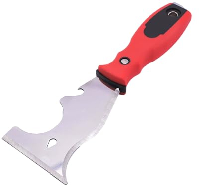 COMENSAL® Spatule de Peintre Multifonction 75 mm - Outil 9 en 1 multifonctions - Couteau Grattoir - Grattoir à peinture en acier inoxydable - Made in EU