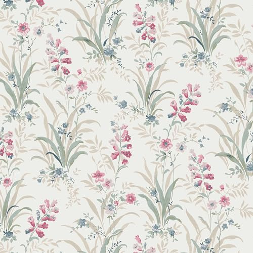 Laura Ashley Mosedale Posy Soft Natural Wallpaper