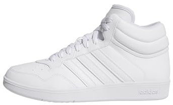 adidas Unisex Hoops 4.0 MID Shoes, Cloud White/Cloud White/Core Black, 38 2/3 EU