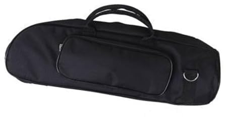 Oshhni Trompeten-Gigbag, Etui, Mundstück 23,62 Zoll mit Taschen, Reißverschluss, Trompeten-Tragetasche, Musikinstrumententasche für die Bühne