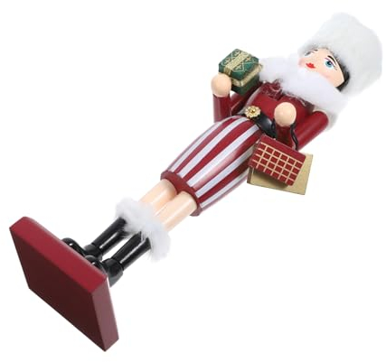 Warmhm Schiaccianoci Decorazioni Natalizie Bomboniera Natalizia Ornamento Da Tavola Di Natale Di Legno