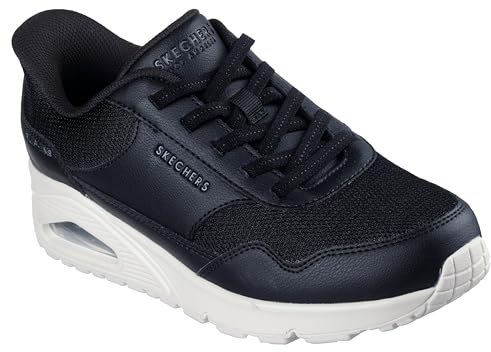 Skechers UNO BANKSIA - Zapatos sin Cordones para Mujer, Black, 38 EU