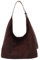 Ibalulu Handtasche Damen Kunstwildleder-tasche Crossbody Bag Damen Umhängetasche Groß Vintage Tote Bag Hobo Schultertasche Beuteltasche Verstellbarer Gurt, mit Kleiner Clutch(Kaffee)