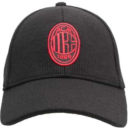 AC Milan Unisex 143514 Rosso Baseballkappe, Schwarz, One Size