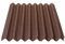 Onduline Easyline Dachplatte Wandplatte Bitumenwellplatten Wellplatte 2x0,76m² - braun