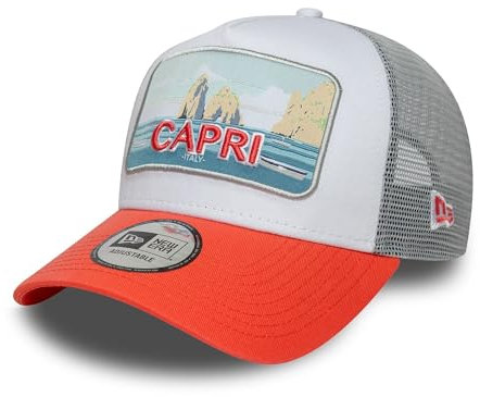 New Era Capri City Summer Edition A-Frame Trucker Cap Lachs - One-Size