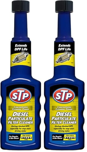 STP Diesel Particulate Filter Cleaner 200 ml, Cleans and Protects Your Filter by Removing Soot in One Treatment, Restores Power and Acceleration, Mechanical Car Cleaning Products, Made in the UK