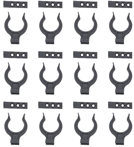 12Pcs Skirting Clip Kitchen Pedestals Fixing Clip Cabinet Baseboard Buckle Clamp Foot Fastener Brackets