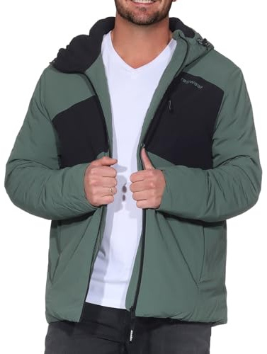 Ragwear Herren Winterjacke wasserabweisende Herrenjacke mit Kapuze Cassey Warm
