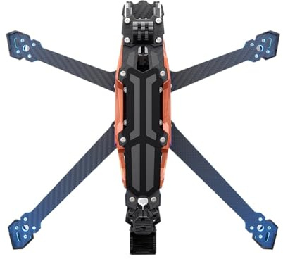 Drohne, Kompatibel mit GEPRC GEP-Vapor-D O4 Pro Frame D5 D6 5 6 Zoll Drone Carbon Fiber RC FPV Quadcopter Hubschrauber Ersatz Zubehör Teile(Vapor-D6 O4)