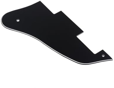 Gitarren Schlagbrett Schwarz 3-lagiges Gq201 für Dot Jazz Guitar | Pvc Ausführung, Präzise Passform und Stabile Konstruktion, Standardgröße, für Archtop Gitarre