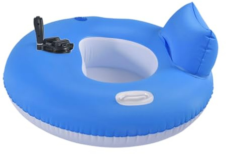 FmtwPhn Motorisierte Schwimmhilfe - Aufblasbarer Wassertreiber Zum Schwimmen | Schwimmliege Mit Bequemer Liegefläche Für Fluss See Im Sommer Frauen Männer Entspannung